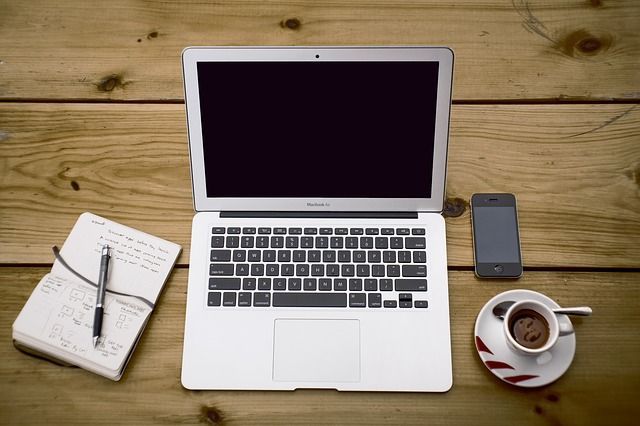 blog ordenador oficina escribir post articulo